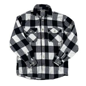 Anti Social Social Club - Frantic Checkered Flannel in Black White and Multi